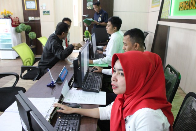 Kunjungan Tim Penilai PTSP (Pelayanan Terpadu Satu Pintu) dari Pengadilan Tinggi Pekanbaru